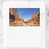 Sticker Rectangulaire Canyon de Red Rock (Sac)