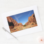 Sticker Rectangulaire Canyon de Red Rock (Enveloppe)