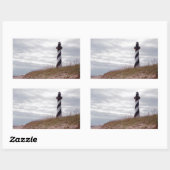Sticker Rectangulaire Cape Hatteras Lighthouse (Feuille)