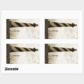 Sticker Rectangulaire Cape Hatteras Lighthouse (Feuille)