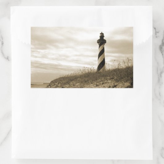 Sticker Rectangulaire Cape Hatteras Lighthouse (Sac)