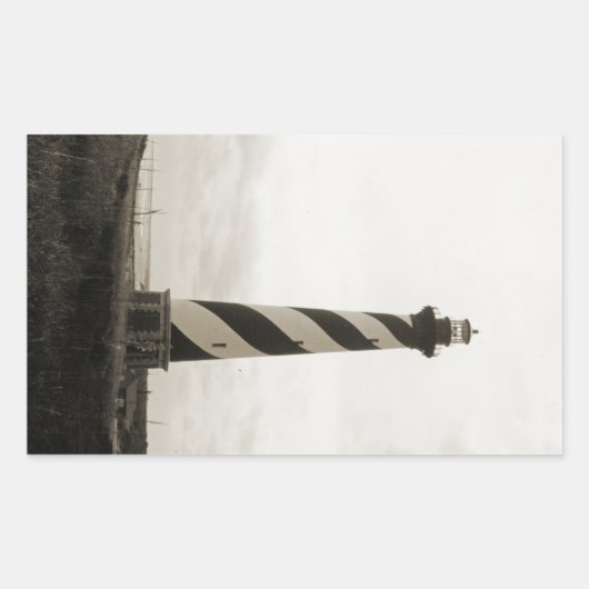 Sticker Rectangulaire Cape Hatteras Lighthouse (Devant)