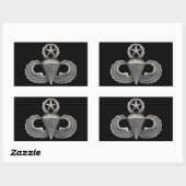 Sticker Rectangulaire Capitaine Airborne (Feuille)