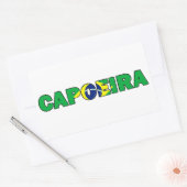 Sticker Rectangulaire Capoeira (Enveloppe)