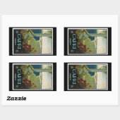 Sticker Rectangulaire Capri (Feuille)