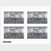 Sticker Rectangulaire Capricorn Zodiac (Feuille)