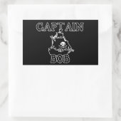 Sticker Rectangulaire Capt Bob (Sac)