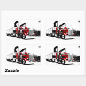 Sticker Rectangulaire Capteurs Peterbilt v2 (Feuille)