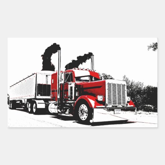 Sticker Rectangulaire Capteurs Peterbilt v2 (Devant)