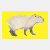 Sticker Rectangulaire Capybara (Devant)