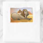 Sticker Rectangulaire Capybara Sphinx (Sac)