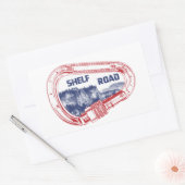 Sticker Rectangulaire Carabiner Escalade de Shelf Road (Enveloppe)