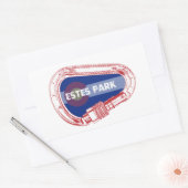 Sticker Rectangulaire Carabiner Escalade Estes Park (Enveloppe)