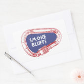 Sticker Rectangulaire Carabiner Escalade Smoke Bluffs (Enveloppe)