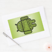 Sticker Rectangulaire Caractère de gribouillage pour Android™ (Enveloppe)