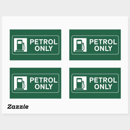 Sticker Rectangulaire Carburant (Feuille)