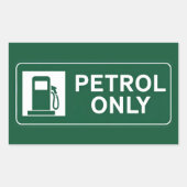 Sticker Rectangulaire Carburant (Devant)