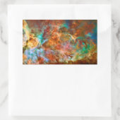 Sticker Rectangulaire Carina Nebula dans la constellation Navis Argo (Sac)