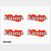 Sticker Rectangulaire Carinthie (Feuille)