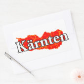 Sticker Rectangulaire Carinthie (Enveloppe)