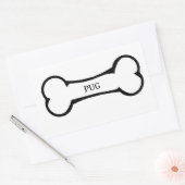 Sticker Rectangulaire carlin (Enveloppe)