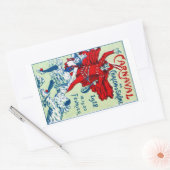 Sticker Rectangulaire Carnaval de France 1912 (Enveloppe)