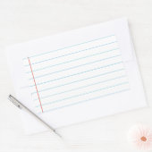 Sticker Rectangulaire Carnet (Enveloppe)