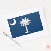 Sticker Rectangulaire Caroline du Sud (Enveloppe)