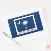 Sticker Rectangulaire Caroline du Sud (Enveloppe)