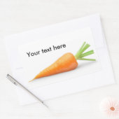 Sticker Rectangulaire Carotte fraîche (Enveloppe)