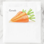 Sticker Rectangulaire Carottes (Sac)
