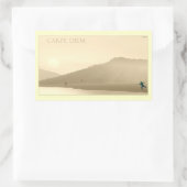 Sticker Rectangulaire Carpe Diem (Sac)