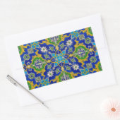 Sticker Rectangulaire carreau d'iznik (Enveloppe)