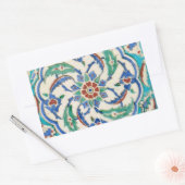 Sticker Rectangulaire carreau d'iznik (Enveloppe)