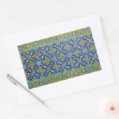 Sticker Rectangulaire carreau d'iznik (Enveloppe)