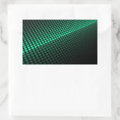 Sticker Rectangulaire Carreaux verts (Sac)