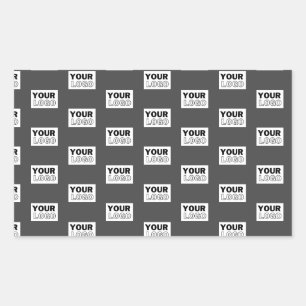 Sticker Rectangulaire Carrelage de votre logo de conception d'image ou d