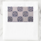 Sticker Rectangulaire Carrelage Delft Bleu : Motif d'art néerlandais cla (Sac)