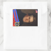 Sticker Rectangulaire Carte de base-ball Millard Fillmore (Sac)