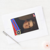 Sticker Rectangulaire Carte de base-ball Millard Fillmore (Enveloppe)