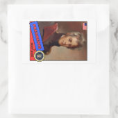 Sticker Rectangulaire Carte de baseball Andrew Jackson (Sac)