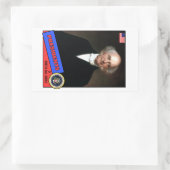 Sticker Rectangulaire Carte de baseball Martin Van Buren (Sac)