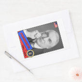 Sticker Rectangulaire Carte de baseball Warren G. Harding (Enveloppe)