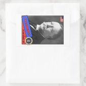 Sticker Rectangulaire Carte de baseball William Howard Taft (Sac)