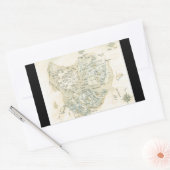 Sticker Rectangulaire Carte étiquetée de Trino (Enveloppe)