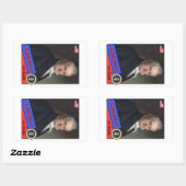 Sticker Rectangulaire Carte James Buchanan (Feuille)