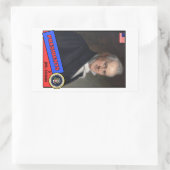 Sticker Rectangulaire Carte James Buchanan (Sac)