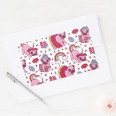 Sticker Rectangulaire Carte postale (Enveloppe)