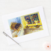 Sticker Rectangulaire Carte postale Halloween vintage (Enveloppe)