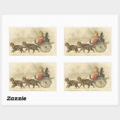 Sticker Rectangulaire Carte postale PUrfect Coach (Feuille)